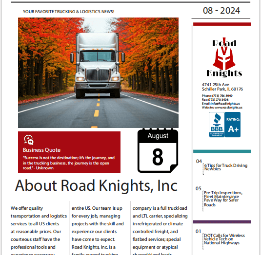 Road Knights Newsletters