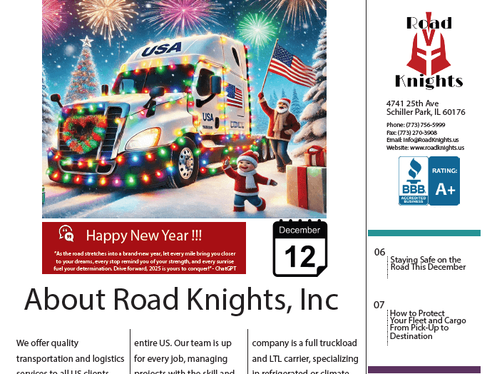 Road Knights Newsletters