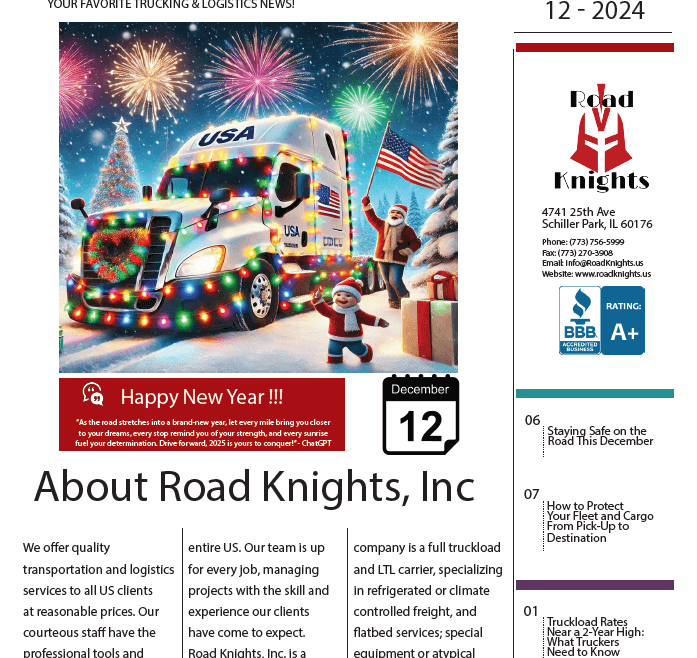 Road Knights Newsletters